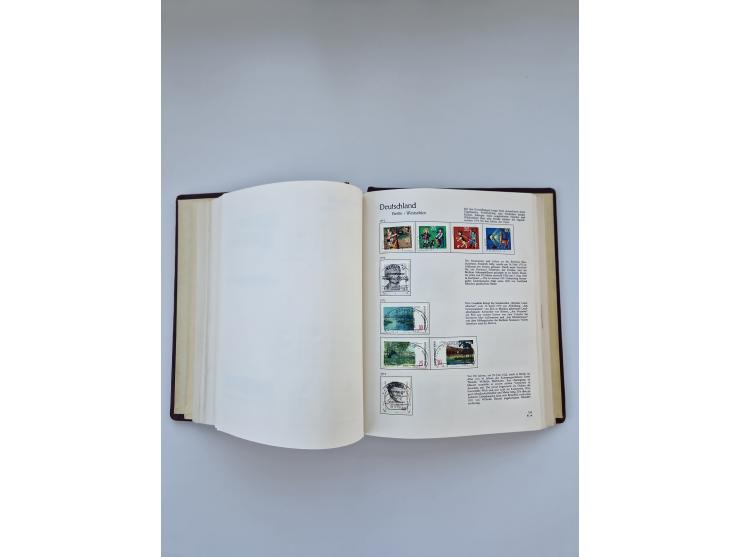 1849/1989, meist gestempelte und teils ungebrauchte Sammlung in sieben “Sprechendes Behrens” Alben, ab Altdeutschland, Koloni