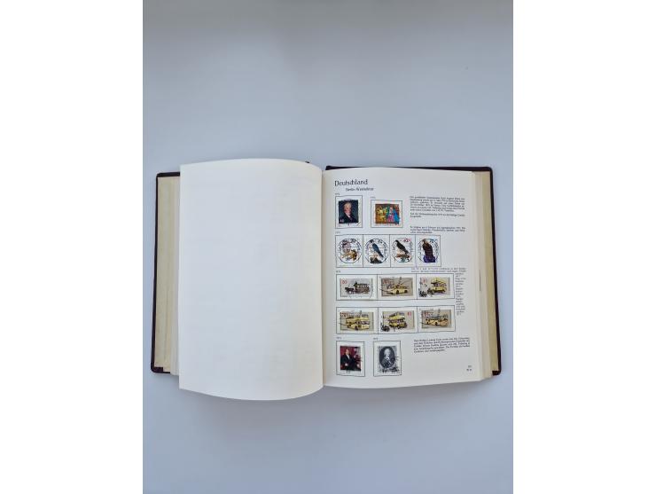 1849/1989, meist gestempelte und teils ungebrauchte Sammlung in sieben “Sprechendes Behrens” Alben, ab Altdeutschland, Koloni