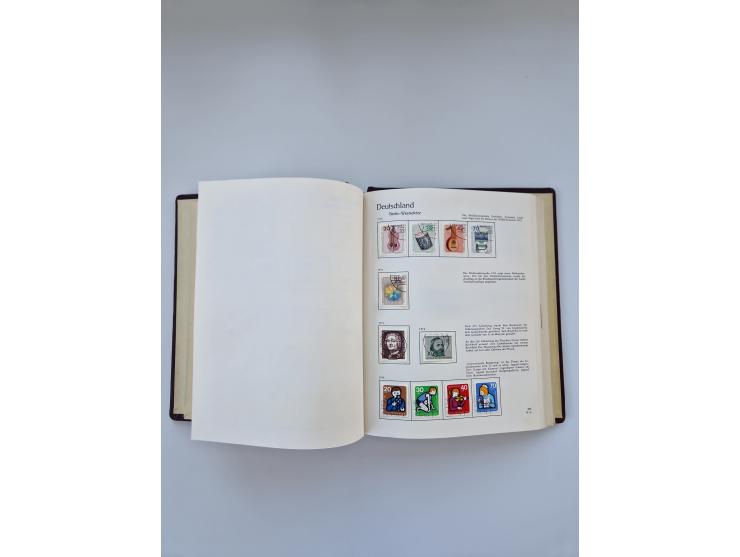 1849/1989, meist gestempelte und teils ungebrauchte Sammlung in sieben “Sprechendes Behrens” Alben, ab Altdeutschland, Koloni