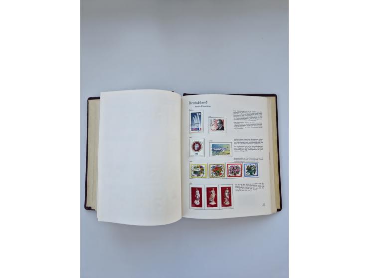 1849/1989, meist gestempelte und teils ungebrauchte Sammlung in sieben “Sprechendes Behrens” Alben, ab Altdeutschland, Koloni