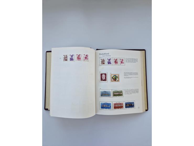 1849/1989, meist gestempelte und teils ungebrauchte Sammlung in sieben “Sprechendes Behrens” Alben, ab Altdeutschland, Koloni