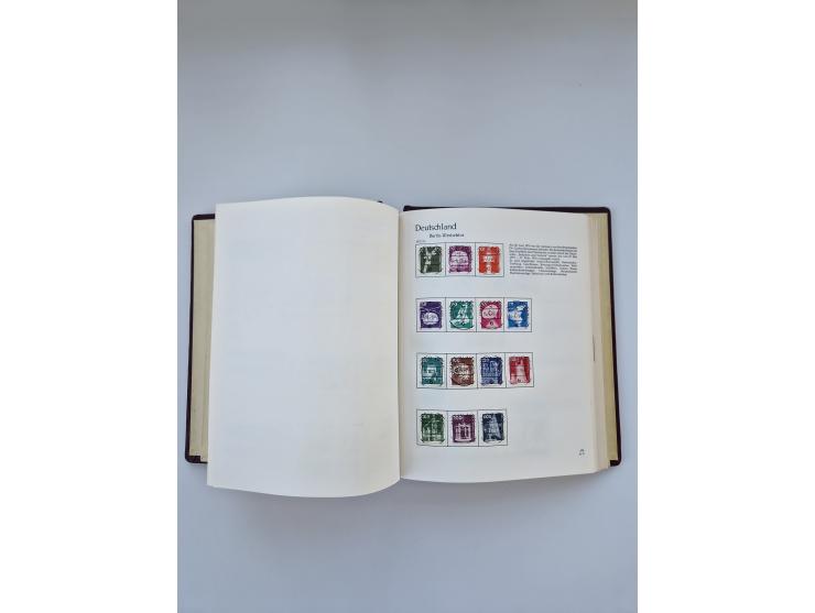 1849/1989, meist gestempelte und teils ungebrauchte Sammlung in sieben “Sprechendes Behrens” Alben, ab Altdeutschland, Koloni