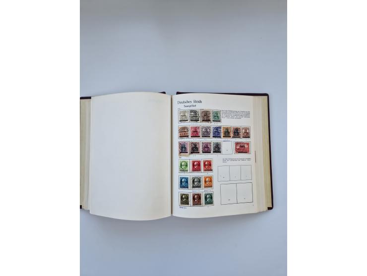 1849/1989, meist gestempelte und teils ungebrauchte Sammlung in sieben “Sprechendes Behrens” Alben, ab Altdeutschland, Koloni