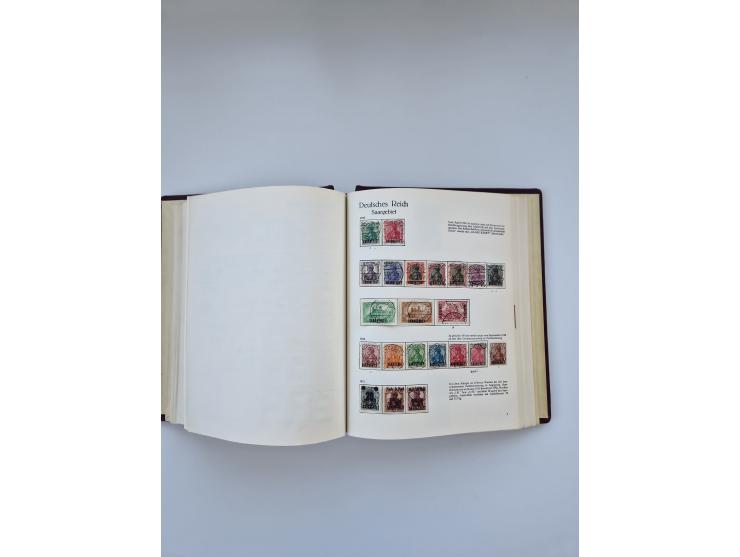 1849/1989, meist gestempelte und teils ungebrauchte Sammlung in sieben “Sprechendes Behrens” Alben, ab Altdeutschland, Koloni