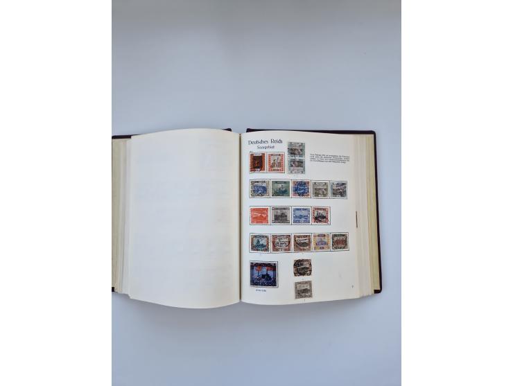 1849/1989, meist gestempelte und teils ungebrauchte Sammlung in sieben “Sprechendes Behrens” Alben, ab Altdeutschland, Koloni