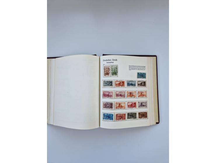 1849/1989, meist gestempelte und teils ungebrauchte Sammlung in sieben “Sprechendes Behrens” Alben, ab Altdeutschland, Koloni