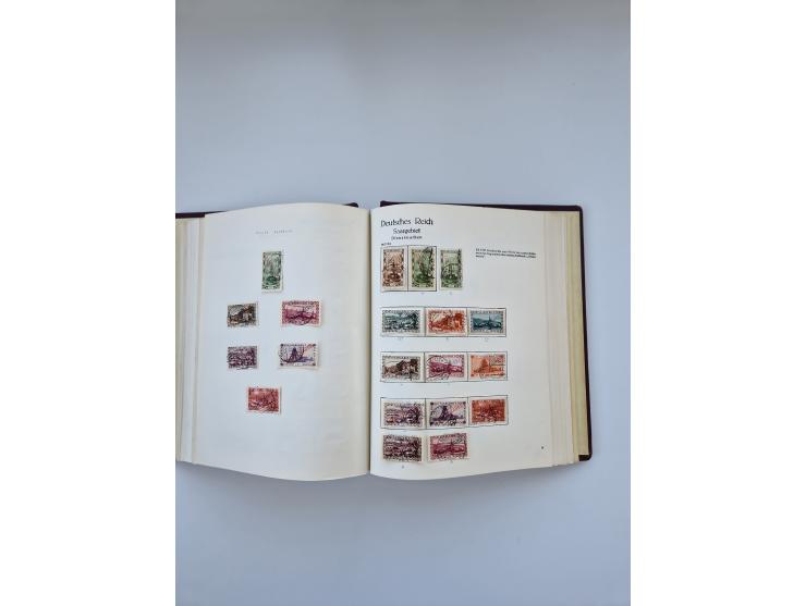 1849/1989, meist gestempelte und teils ungebrauchte Sammlung in sieben “Sprechendes Behrens” Alben, ab Altdeutschland, Koloni