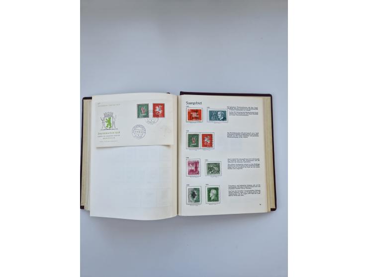 1849/1989, meist gestempelte und teils ungebrauchte Sammlung in sieben “Sprechendes Behrens” Alben, ab Altdeutschland, Koloni