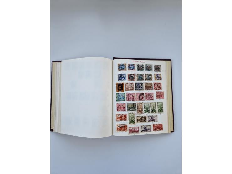 1849/1989, meist gestempelte und teils ungebrauchte Sammlung in sieben “Sprechendes Behrens” Alben, ab Altdeutschland, Koloni