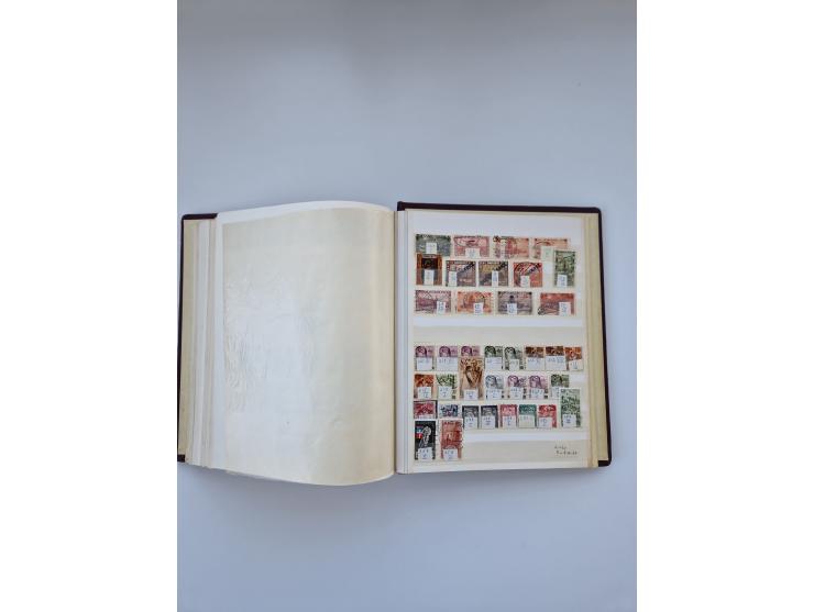 1849/1989, meist gestempelte und teils ungebrauchte Sammlung in sieben “Sprechendes Behrens” Alben, ab Altdeutschland, Koloni