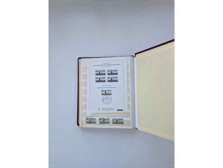 1849/1989, meist gestempelte und teils ungebrauchte Sammlung in sieben “Sprechendes Behrens” Alben, ab Altdeutschland, Koloni