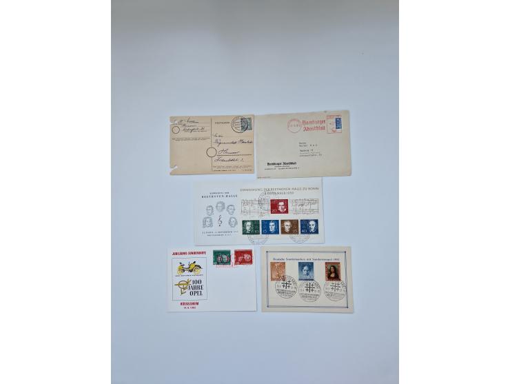 1849/1989, meist gestempelte und teils ungebrauchte Sammlung in sieben “Sprechendes Behrens” Alben, ab Altdeutschland, Koloni