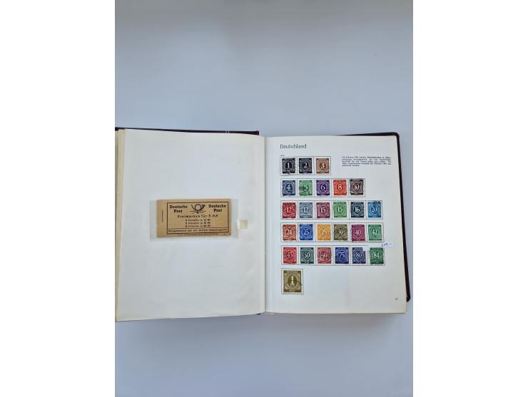 1849/1989, meist gestempelte und teils ungebrauchte Sammlung in sieben “Sprechendes Behrens” Alben, ab Altdeutschland, Koloni