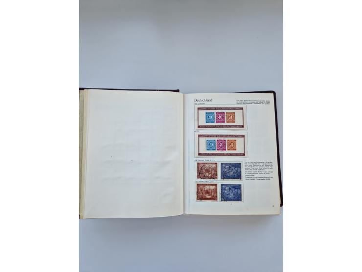 1849/1989, meist gestempelte und teils ungebrauchte Sammlung in sieben “Sprechendes Behrens” Alben, ab Altdeutschland, Koloni