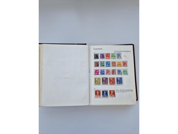 1849/1989, meist gestempelte und teils ungebrauchte Sammlung in sieben “Sprechendes Behrens” Alben, ab Altdeutschland, Koloni