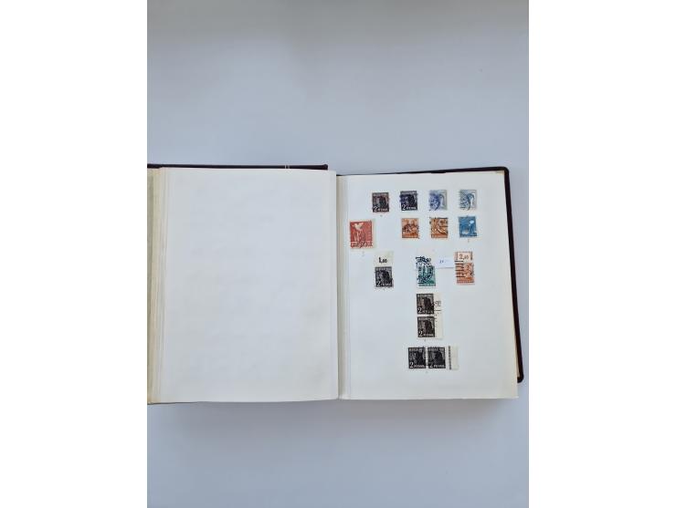 1849/1989, meist gestempelte und teils ungebrauchte Sammlung in sieben “Sprechendes Behrens” Alben, ab Altdeutschland, Koloni