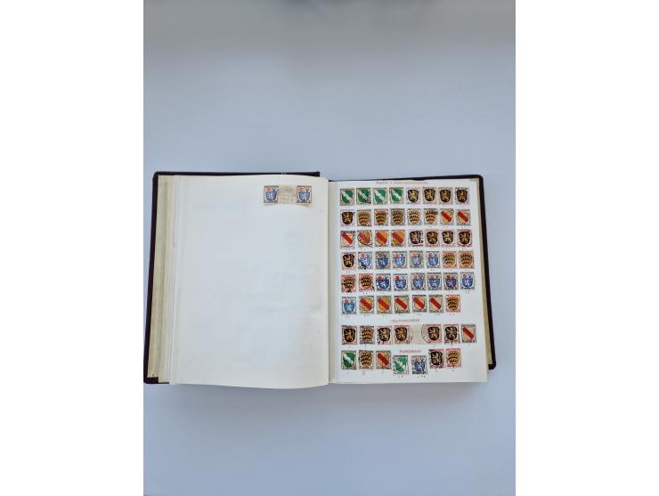 1849/1989, meist gestempelte und teils ungebrauchte Sammlung in sieben “Sprechendes Behrens” Alben, ab Altdeutschland, Koloni