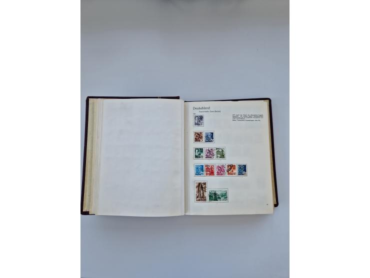 1849/1989, meist gestempelte und teils ungebrauchte Sammlung in sieben “Sprechendes Behrens” Alben, ab Altdeutschland, Koloni