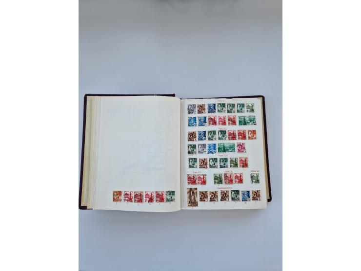 1849/1989, meist gestempelte und teils ungebrauchte Sammlung in sieben “Sprechendes Behrens” Alben, ab Altdeutschland, Koloni