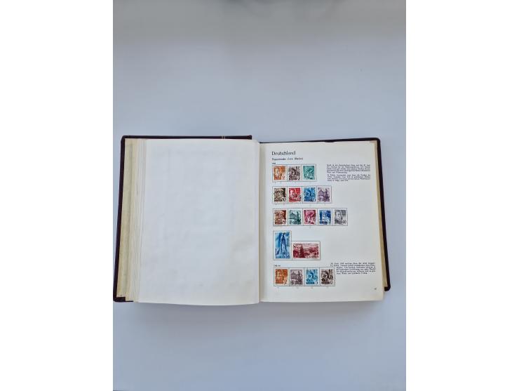 1849/1989, meist gestempelte und teils ungebrauchte Sammlung in sieben “Sprechendes Behrens” Alben, ab Altdeutschland, Koloni