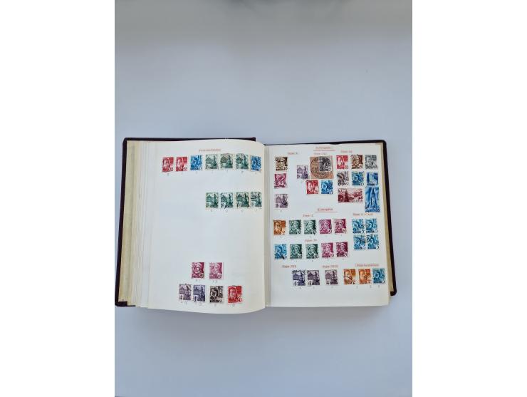 1849/1989, meist gestempelte und teils ungebrauchte Sammlung in sieben “Sprechendes Behrens” Alben, ab Altdeutschland, Koloni