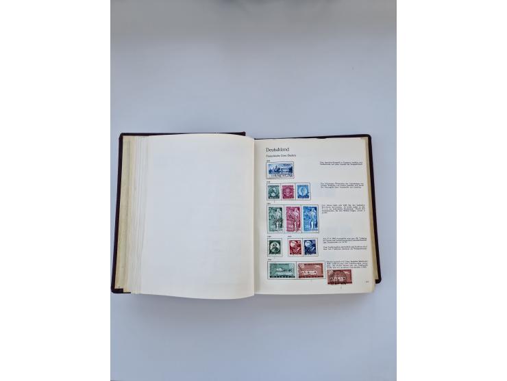 1849/1989, meist gestempelte und teils ungebrauchte Sammlung in sieben “Sprechendes Behrens” Alben, ab Altdeutschland, Koloni