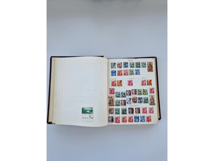 1849/1989, meist gestempelte und teils ungebrauchte Sammlung in sieben “Sprechendes Behrens” Alben, ab Altdeutschland, Koloni