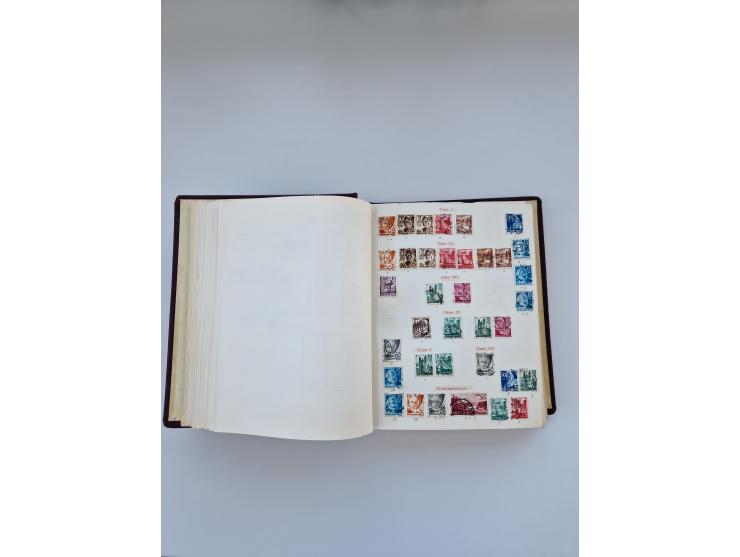 1849/1989, meist gestempelte und teils ungebrauchte Sammlung in sieben “Sprechendes Behrens” Alben, ab Altdeutschland, Koloni