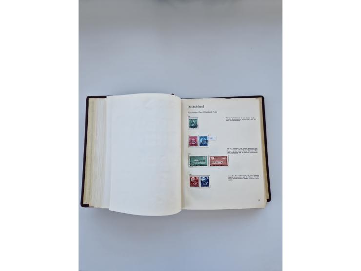 1849/1989, meist gestempelte und teils ungebrauchte Sammlung in sieben “Sprechendes Behrens” Alben, ab Altdeutschland, Koloni