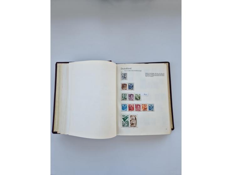 1849/1989, meist gestempelte und teils ungebrauchte Sammlung in sieben “Sprechendes Behrens” Alben, ab Altdeutschland, Koloni