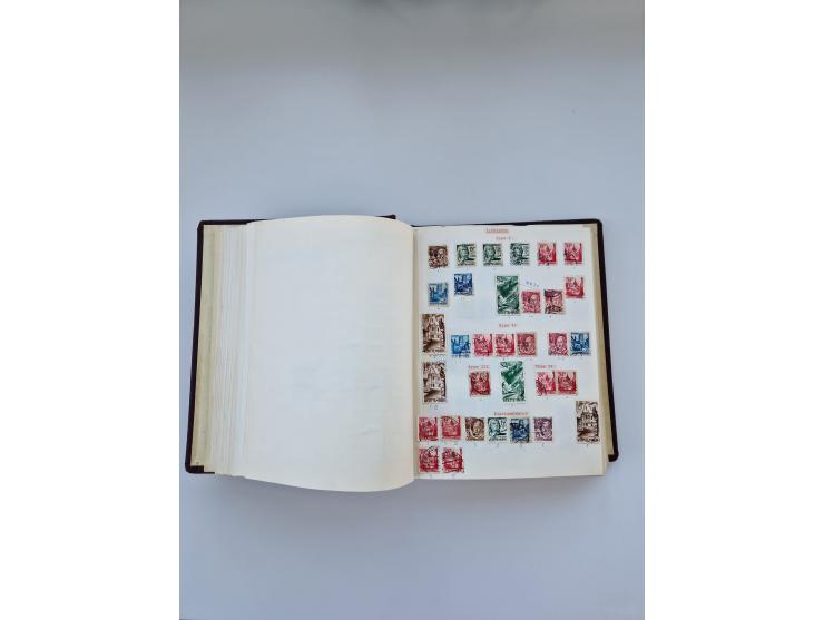 1849/1989, meist gestempelte und teils ungebrauchte Sammlung in sieben “Sprechendes Behrens” Alben, ab Altdeutschland, Koloni