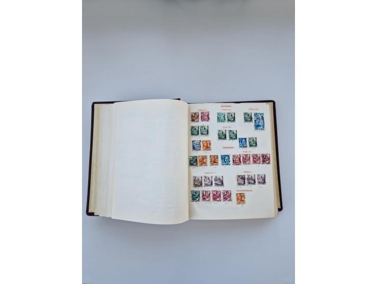 1849/1989, meist gestempelte und teils ungebrauchte Sammlung in sieben “Sprechendes Behrens” Alben, ab Altdeutschland, Koloni