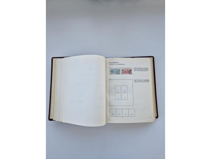 1849/1989, meist gestempelte und teils ungebrauchte Sammlung in sieben “Sprechendes Behrens” Alben, ab Altdeutschland, Koloni