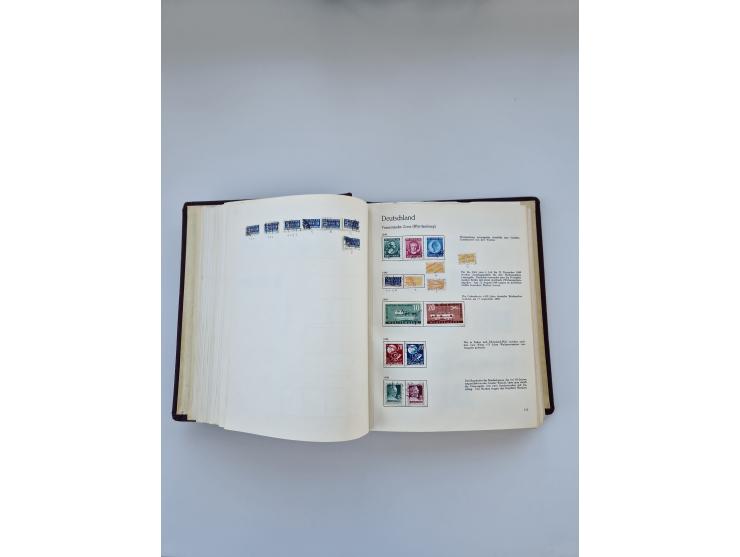 1849/1989, meist gestempelte und teils ungebrauchte Sammlung in sieben “Sprechendes Behrens” Alben, ab Altdeutschland, Koloni