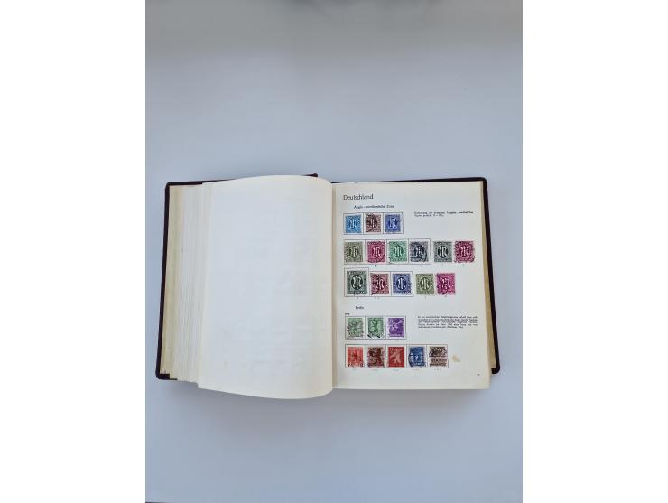 1849/1989, meist gestempelte und teils ungebrauchte Sammlung in sieben “Sprechendes Behrens” Alben, ab Altdeutschland, Koloni