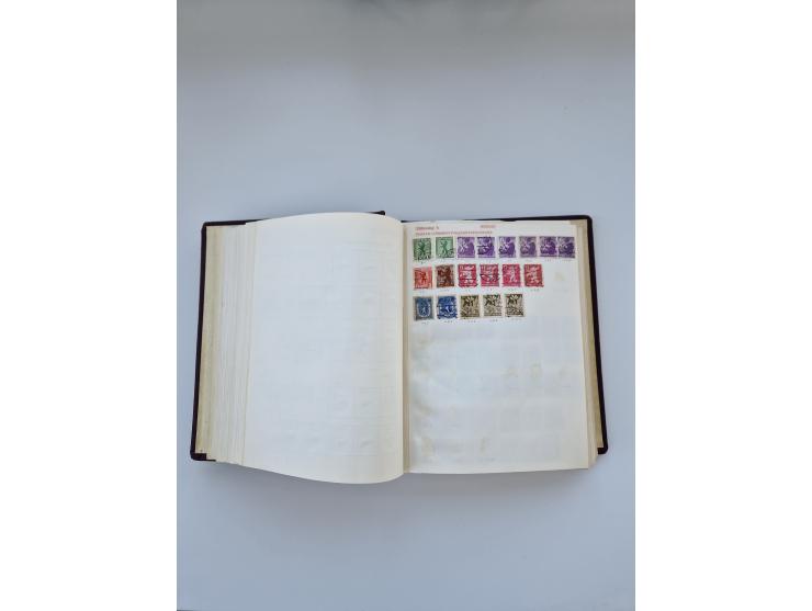 1849/1989, meist gestempelte und teils ungebrauchte Sammlung in sieben “Sprechendes Behrens” Alben, ab Altdeutschland, Koloni