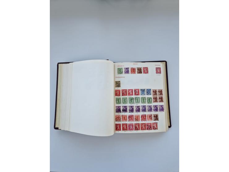 1849/1989, meist gestempelte und teils ungebrauchte Sammlung in sieben “Sprechendes Behrens” Alben, ab Altdeutschland, Koloni