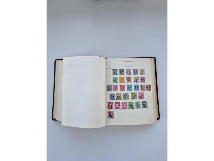 1849/1989, meist gestempelte und teils ungebrauchte Sammlung in sieben “Sprechendes Behrens” Alben, ab Altdeutschland, Koloni