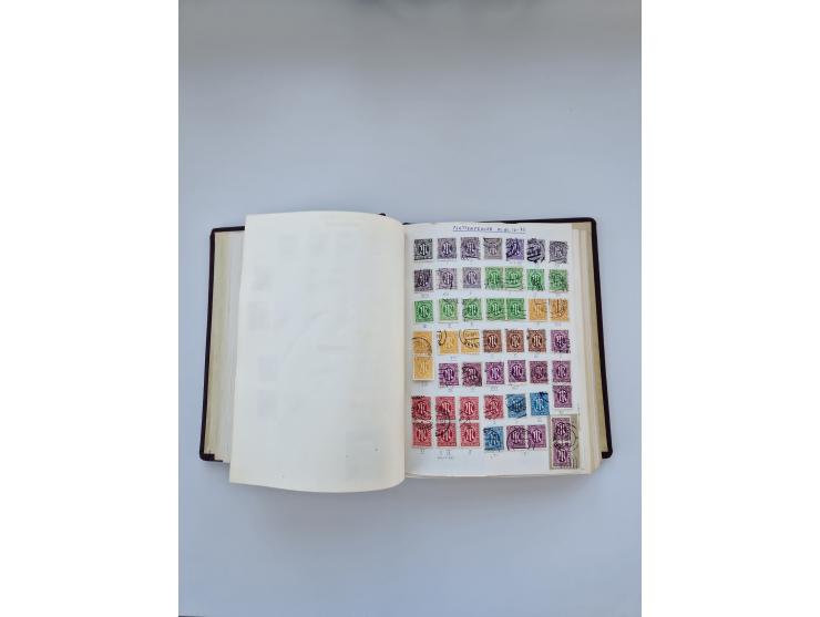 1849/1989, meist gestempelte und teils ungebrauchte Sammlung in sieben “Sprechendes Behrens” Alben, ab Altdeutschland, Koloni