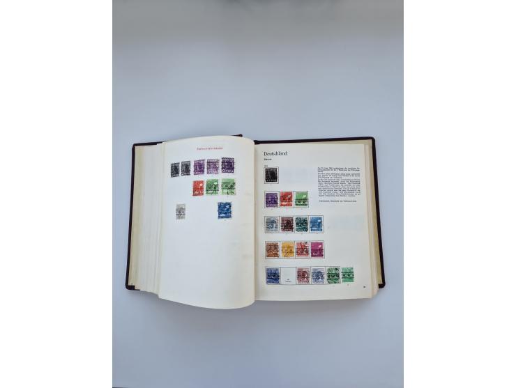 1849/1989, meist gestempelte und teils ungebrauchte Sammlung in sieben “Sprechendes Behrens” Alben, ab Altdeutschland, Koloni