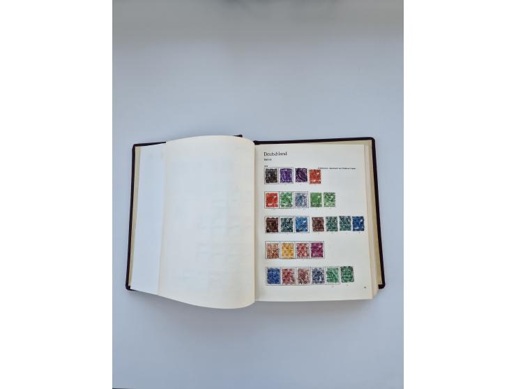 1849/1989, meist gestempelte und teils ungebrauchte Sammlung in sieben “Sprechendes Behrens” Alben, ab Altdeutschland, Koloni