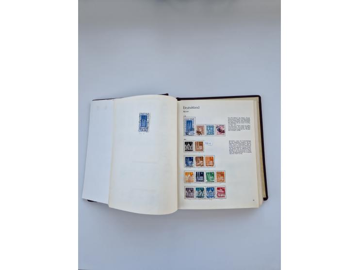 1849/1989, meist gestempelte und teils ungebrauchte Sammlung in sieben “Sprechendes Behrens” Alben, ab Altdeutschland, Koloni