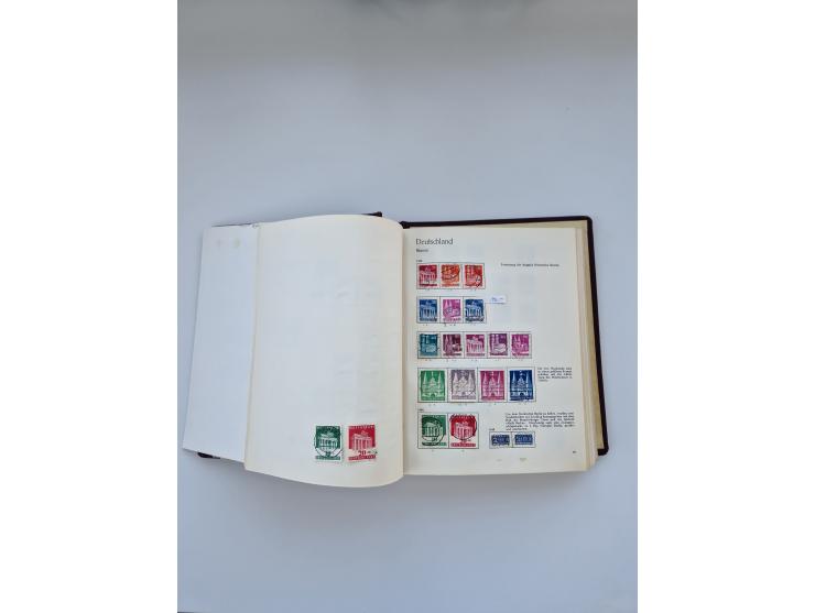 1849/1989, meist gestempelte und teils ungebrauchte Sammlung in sieben “Sprechendes Behrens” Alben, ab Altdeutschland, Koloni