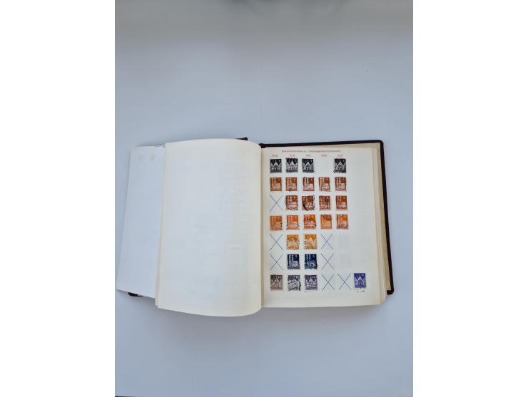 1849/1989, meist gestempelte und teils ungebrauchte Sammlung in sieben “Sprechendes Behrens” Alben, ab Altdeutschland, Koloni