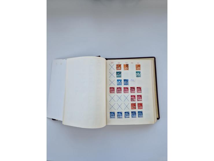 1849/1989, meist gestempelte und teils ungebrauchte Sammlung in sieben “Sprechendes Behrens” Alben, ab Altdeutschland, Koloni