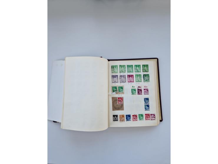 1849/1989, meist gestempelte und teils ungebrauchte Sammlung in sieben “Sprechendes Behrens” Alben, ab Altdeutschland, Koloni