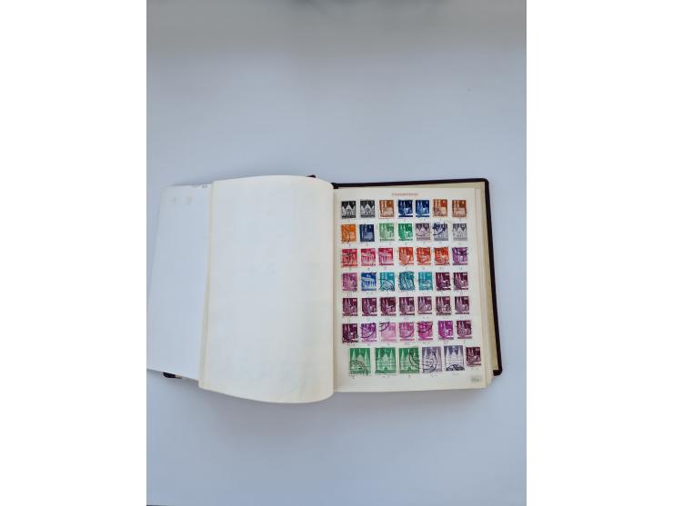 1849/1989, meist gestempelte und teils ungebrauchte Sammlung in sieben “Sprechendes Behrens” Alben, ab Altdeutschland, Koloni