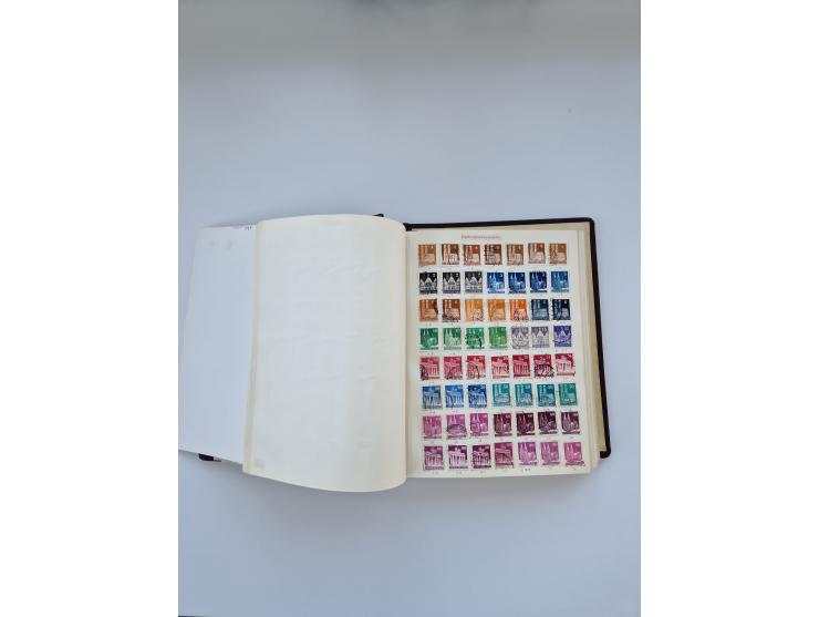 1849/1989, meist gestempelte und teils ungebrauchte Sammlung in sieben “Sprechendes Behrens” Alben, ab Altdeutschland, Koloni