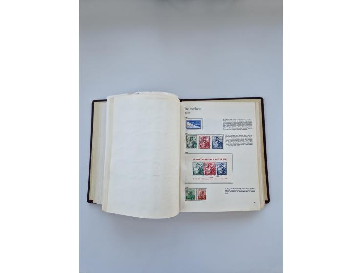 1849/1989, meist gestempelte und teils ungebrauchte Sammlung in sieben “Sprechendes Behrens” Alben, ab Altdeutschland, Koloni