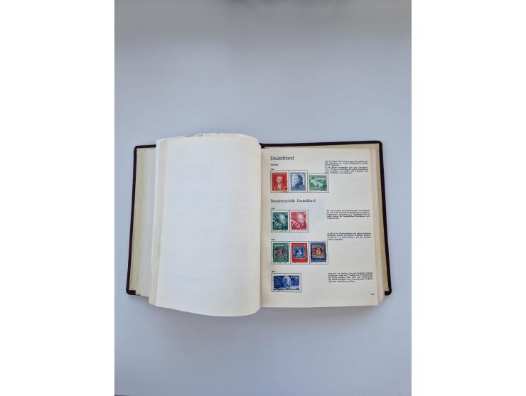 1849/1989, meist gestempelte und teils ungebrauchte Sammlung in sieben “Sprechendes Behrens” Alben, ab Altdeutschland, Koloni